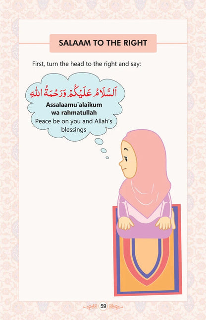 Salat for Children with Illustrations (Girls)