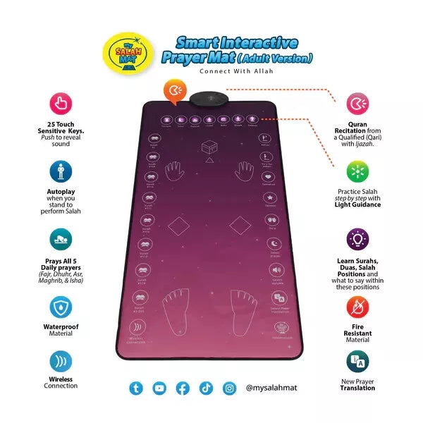 Smart Interactive Prayer Mat (Adult Version) (Rahma Version)