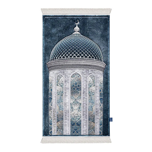 Adult Padded Prayer Mat with Crystal Dome Design