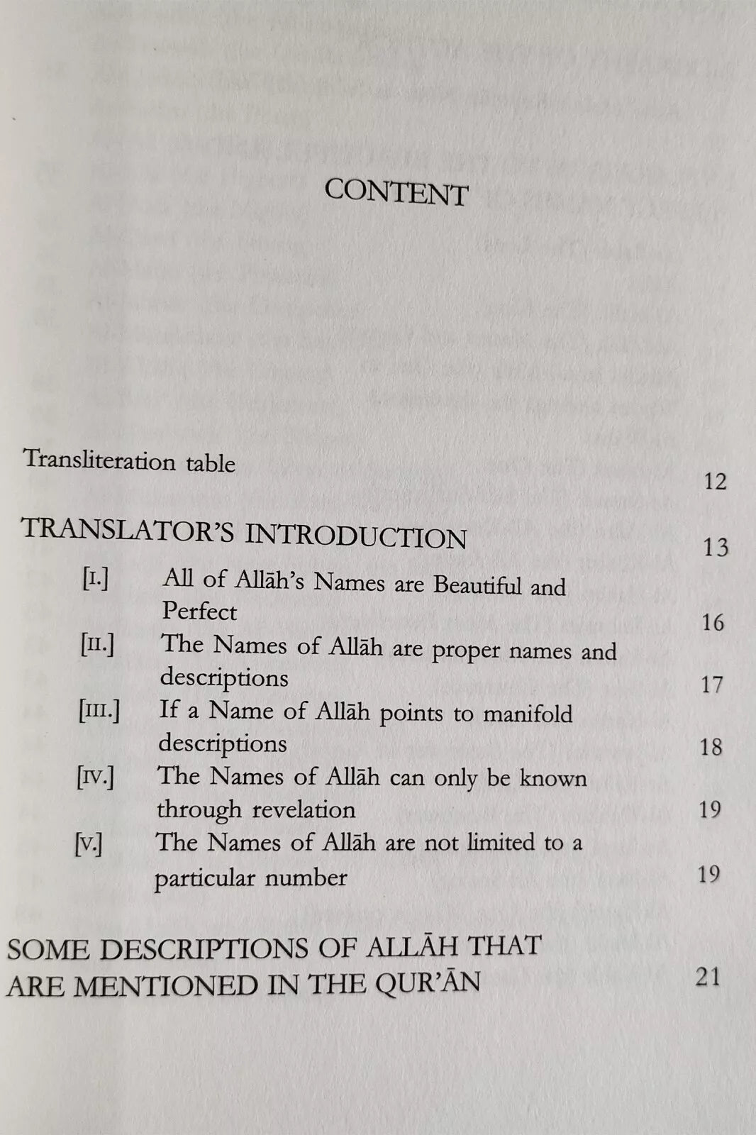 Explanation to the Beautiful and Perfect Names of Allah