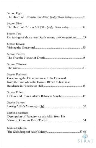 The Remembrance of Death and the Afterlife
