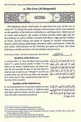 The Clear Quran - A Thematic English Translation with Arabic Text